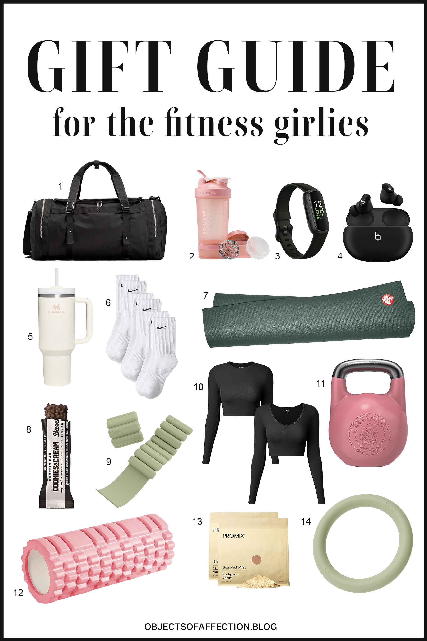 14 Best Fitness Gift Ideas For Women - Objects of Affection